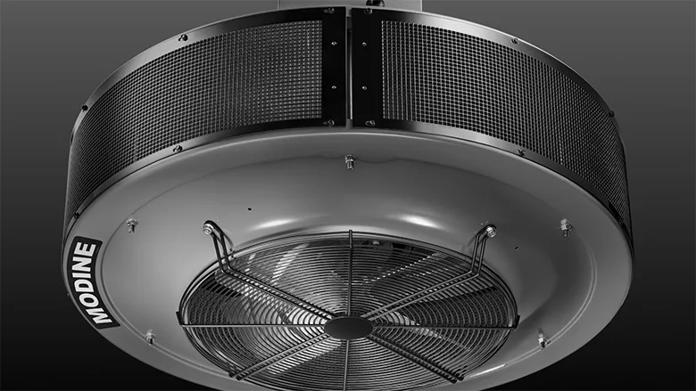 Modine's new DSU desaturation fan.