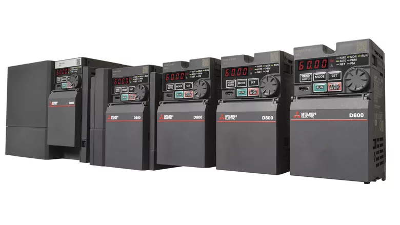 The Mitsubishi Electric FR-D800 inverters 