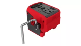 The Milwaukee Tool M18 TOP-OFF charger & power supply. 