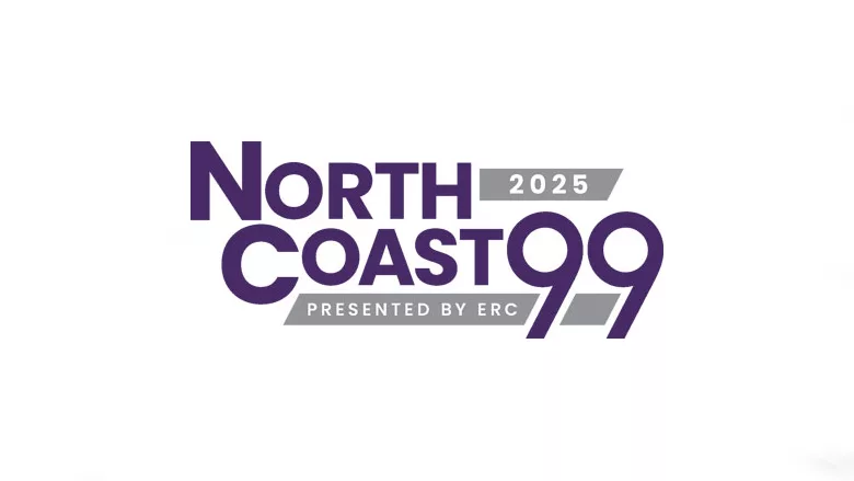 The logo for NorthCoast 99. 