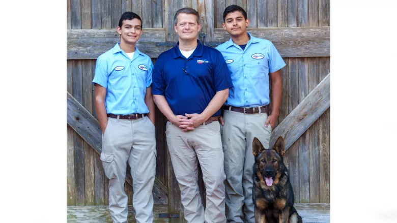 The team at Cooper's Plumbing & Air. 