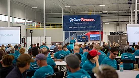 The grand opening of WaterFurnance's new facility. 