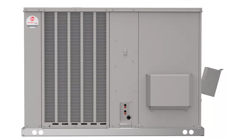 Rheem's Endeavor Line Classic Plus Series iR Residential Packaged Dual Fuel Units