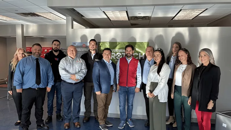 Congressman Mike Lawler with the United Supply team. 