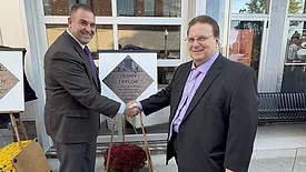 Terry Taylor being inducted into the 2025 Walk of Fame. 