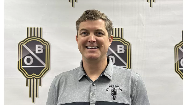 Travis Barnes, the new president and CEO of Barry Company. 