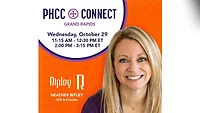 Ripley PR founder and CEO Heather Ripley to present at PHCC CONNECT 2025 Infographic with Heather Ripley about the PHCC CONNECT apperance.