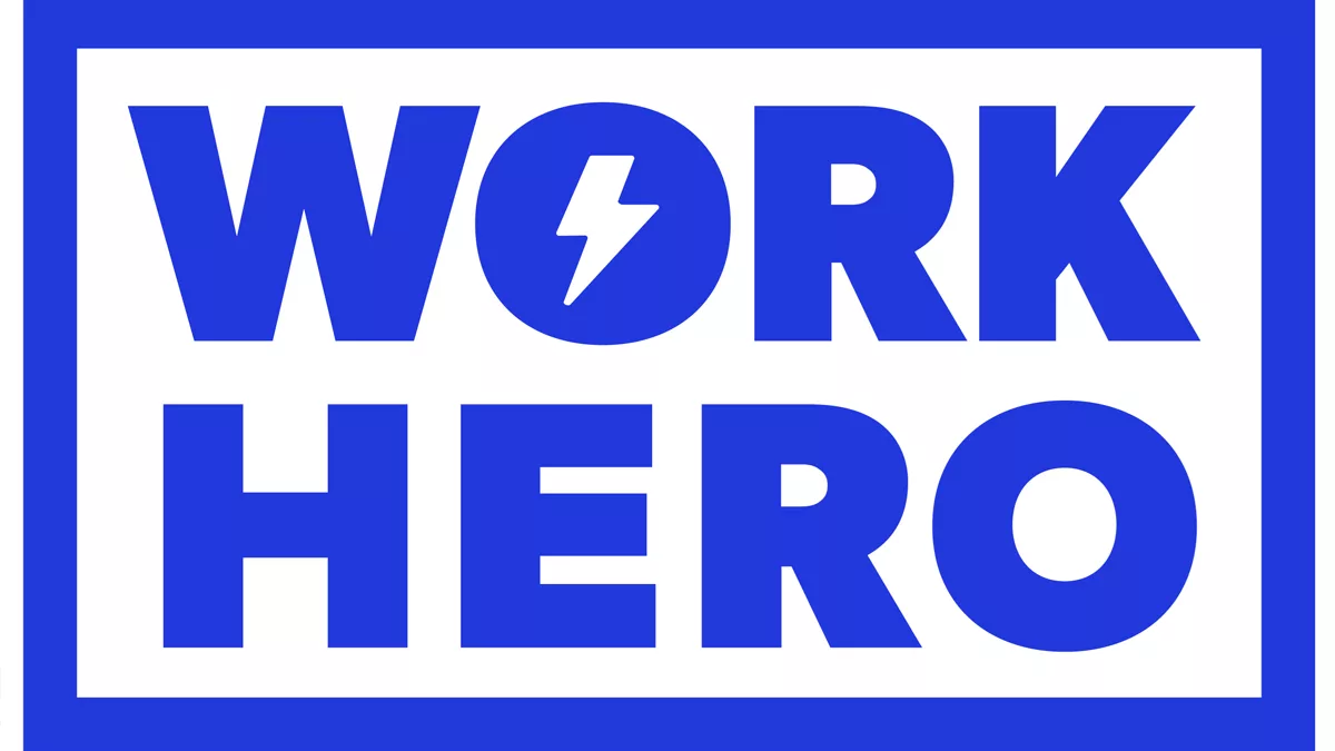 The WorkHero logo.
