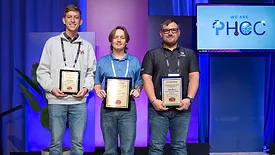L to R - PHCC Educational Foundation National Plumbing Apprentice Contest Winners -  Daniel Pritchett (Third Place), Josh Vogt (First Place), Cody Green (Second Place).
