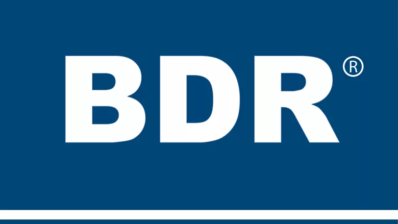 The BDR logo. 