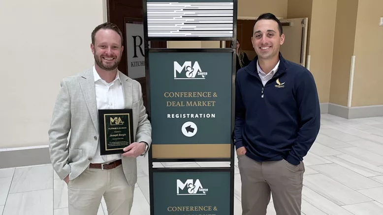 Commonwealth M&A's co-founders,  Rick Calabrese and Joe Bergin.