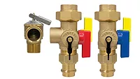 NIBCO Webstone tankless water heater service valve kit