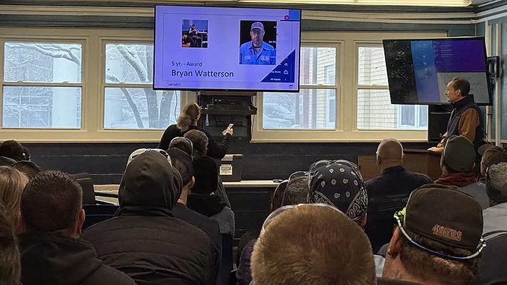 The award ceremony for Wright's 2025 Service and Achievement Awards. 