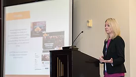 Heather Ripley speaking. 