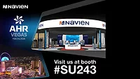 A photo of Navien's booth at AHR Expo.