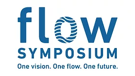 The logo for the Flow Symposium. 