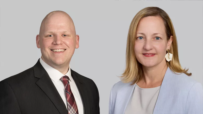 John Volence, PE, CEM and Amanda Gibney Weko.