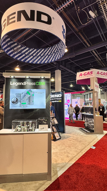 A cropped image of the AHR Expo 2026 exhibit floor.