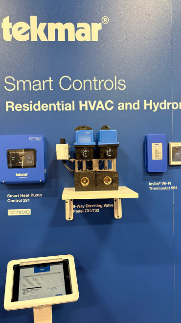 AHR Expo 2026 tekmar exhibit including smart hydronic controls.