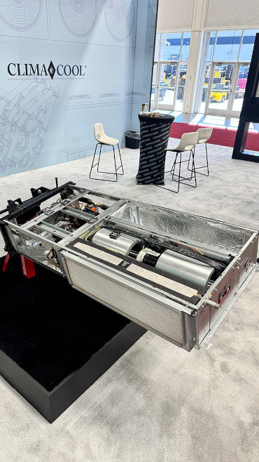 AHR Expo 2026 ClimaCool exhibit including a packaged cooling system.