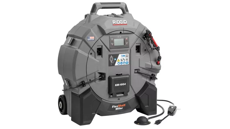 The RIGID FlexShaft KM-1004 Milling Machine.