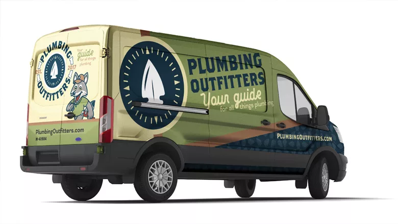 The Truck for Plumbing Outfitters. 