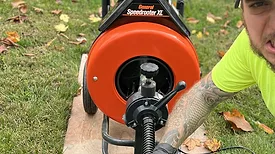 General Pipe Cleaners Speedrooter XL pipe cleaner. 