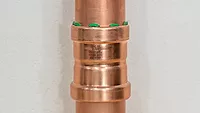 QuickFitting SurePress large-size copper press fitting.