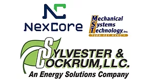 The logos for Sylvester & Cockrum, Nexcore and Mechanical Systems Technology.