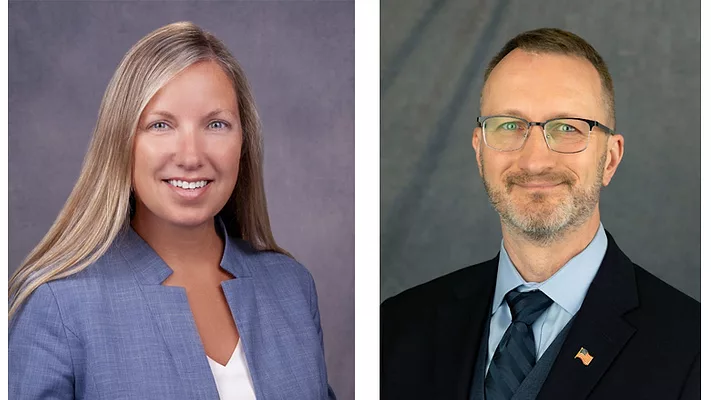 Liz Wells and John Wright. 