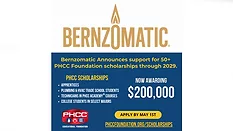 Infographic with information about Bernzomatic and PHCC.