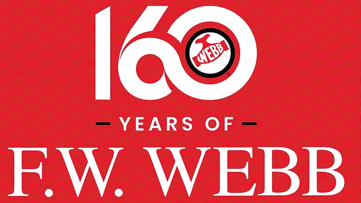 A graphic for F.W. Webb's 160 year anniversary.