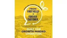 An infographic for Lemon Seed Marketings' conference.