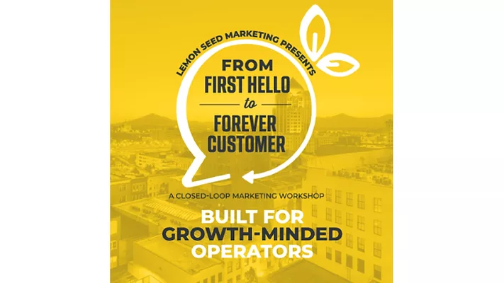 An infographic for Lemon Seed Marketings' conference.