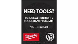 Bring Back the Trades launches national grant program with support from Milwaukee Tool 