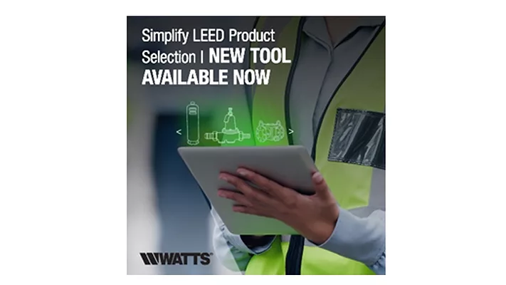 Watts Launches LEED v5 Product Selection Tool
