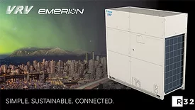 Daikin Comfort Technologies VRV EMERION Commercial Heat Pump. 