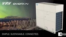 Daikin Comfort Technologies VRV EMERION Commercial Heat Pump. 