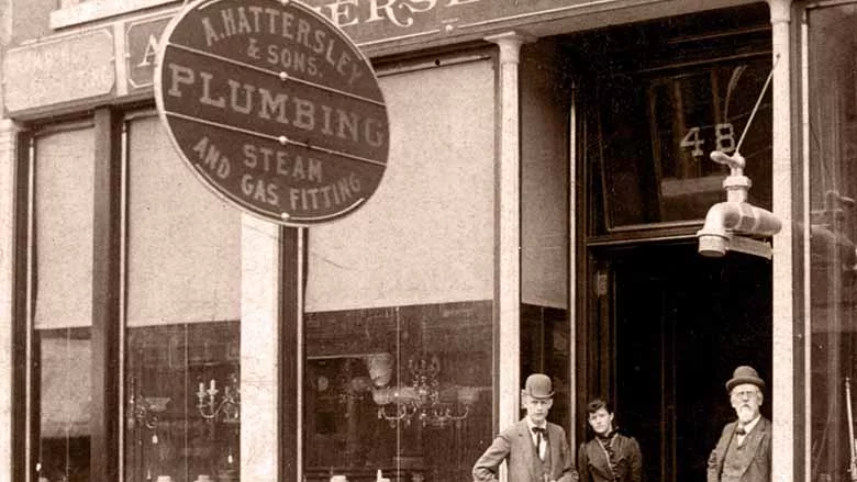A photo of the original A. Hattersley & Sons team. 