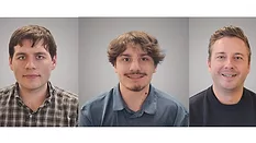 Electrical Engineer Adam Barney, Mechanical Engineer Luke Markovich, and Structural Engineer Spencer Bearden. 