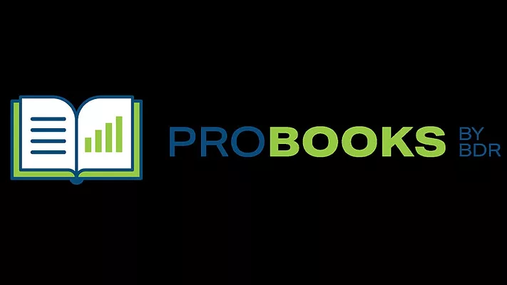 The logo for ProBooks by BDR. 