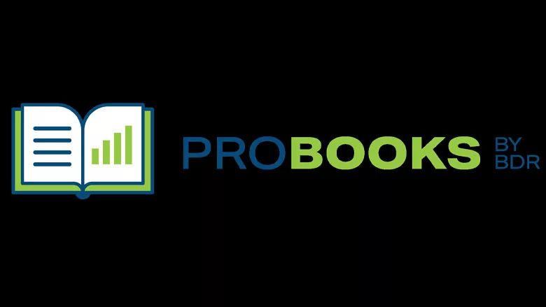The logo for ProBooks by BDR.
