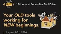 Sonnhalter Continues Tradition with 17th Annual Tool Drive Infographic about Sonnhalter's Tool Drive.