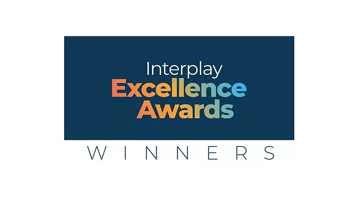 Infographic announcing Interplay Learning 2026 Excellence Award winners,