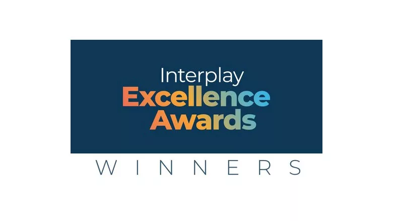 Infographic announcing Interplay Learning 2026 Excellence Award winners,