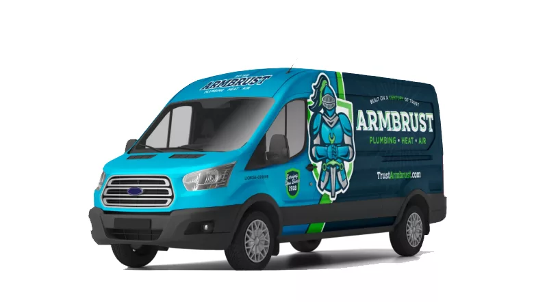 The Armbrust Plumbing truck.