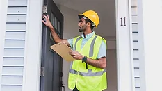 Why Service Beats Sales on Every Plumbing Call A contractor at a door.