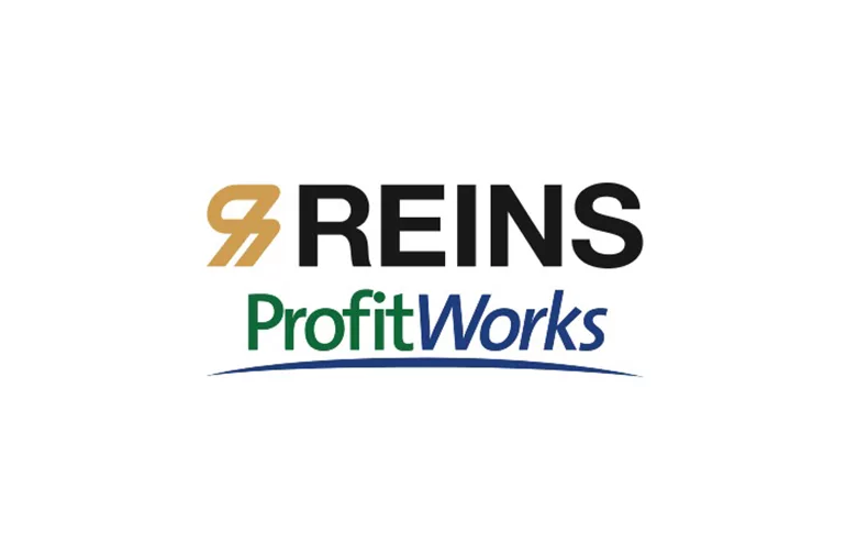 The Reins and ProfitWorks logos.