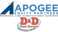 The Apogee Equity Partners and D&D Home Services logos.
