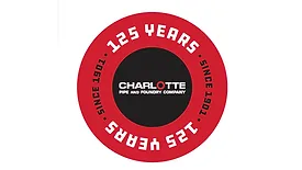 Charlotte Pipe and Foundry's special 125 year logo.